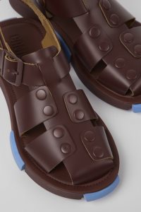 Camper Set Flache Schuhe Damen Bordeaux | 837510LUI